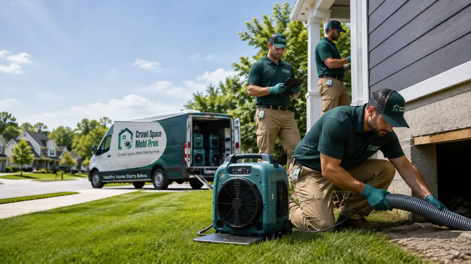 Crawl Space Mold Removal in Powers, MI